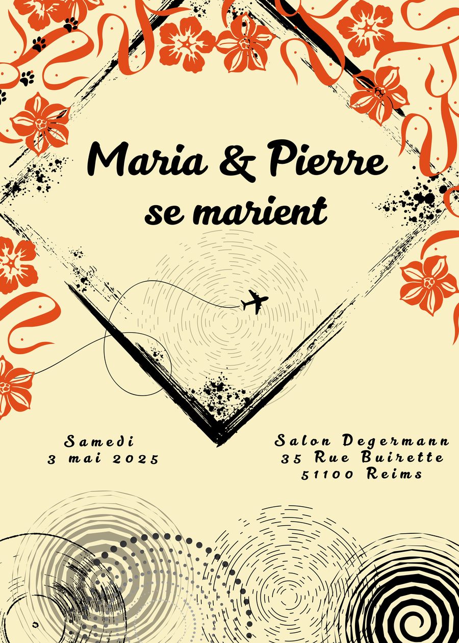 Faire-part de mariage, version polonaise